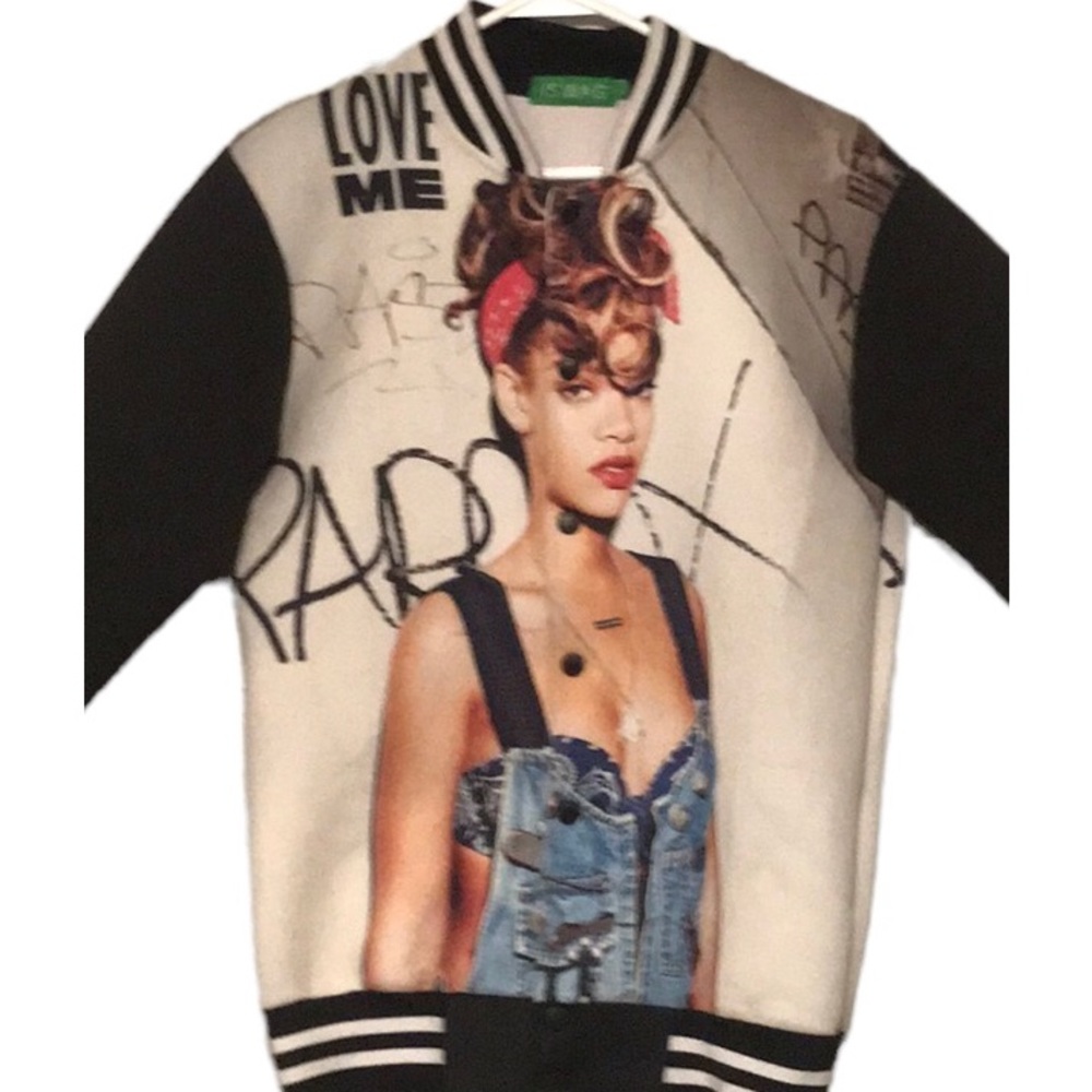 Rhiana LOVE ME bomber jacket